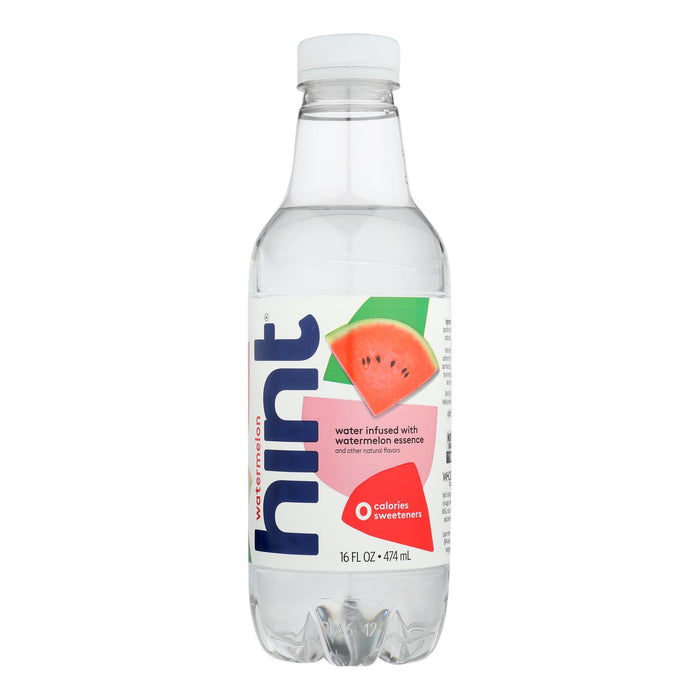 Hint Watermelon Water - Watermelon - Case Of 12 - 16 Fl Oz