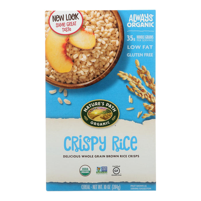 Nature's Path Organic Whole Grain Crispy Rice Cereal -Case Of 12 - 10 Oz.