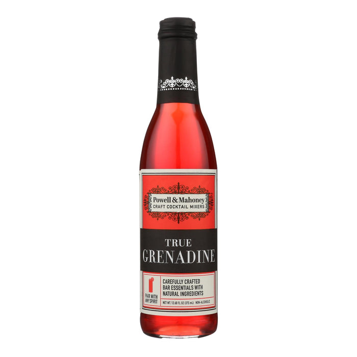 Powell And Mahoney Cocktail Mixer - True Grenadine - Case Of 6 - 12.68 Oz.