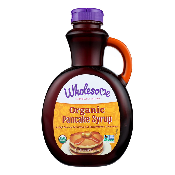 Wholesome Sweeteners Pancake Syrup - Organic - Original - 20 Oz - Case Of 6.