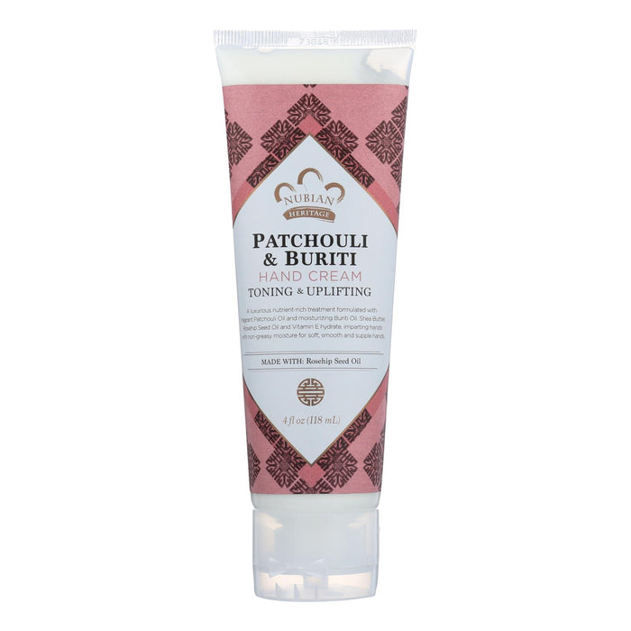 Nubian Heritage - Hand Cream Patchouli&buriti - 1 Each - 4 Oz.