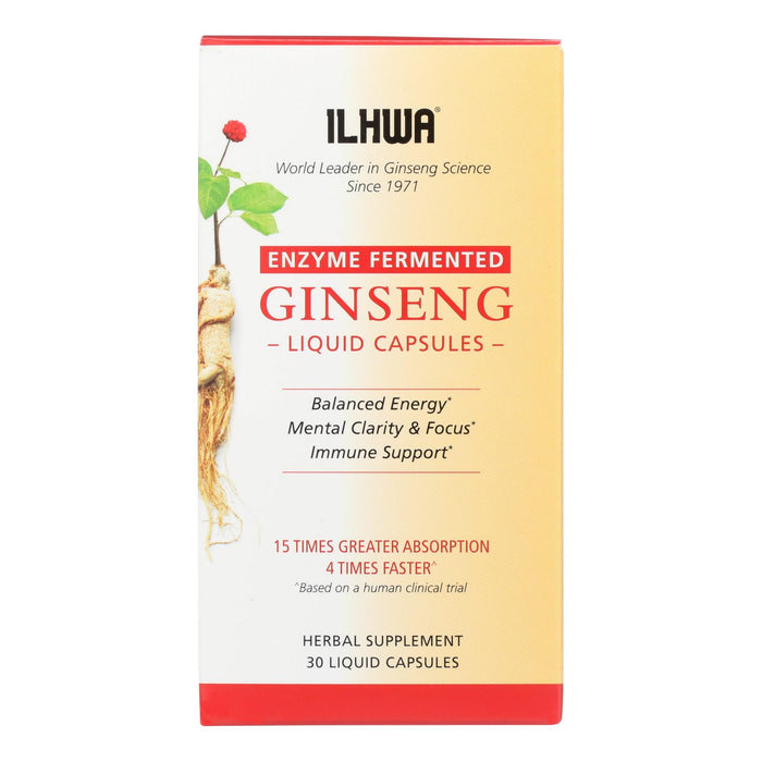 Ilhwa Enzyme Fermented Ginseng Herbal Supplement  - 1 Each - 30 Cap.