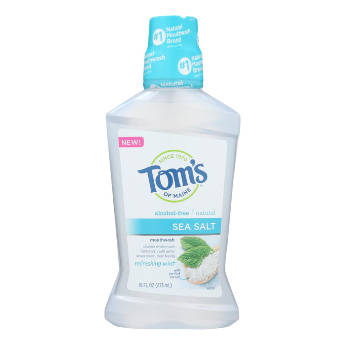 Tom's Of Maine - Mouthwash Sea Salt Mint - 1 Each - 16 Oz.