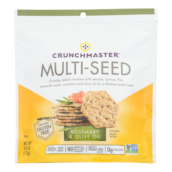 Crunchmaster - Multiseed Crckr Rsmry&olv - Case Of 12 - 4 Oz.