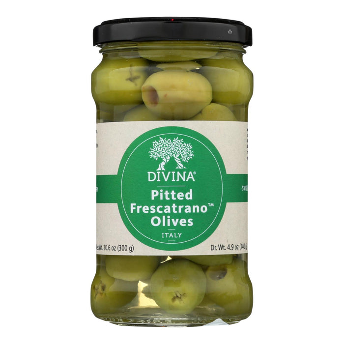 Divina - Olives Pitted Frescatrano - Case Of 6 - 4.9 Oz.