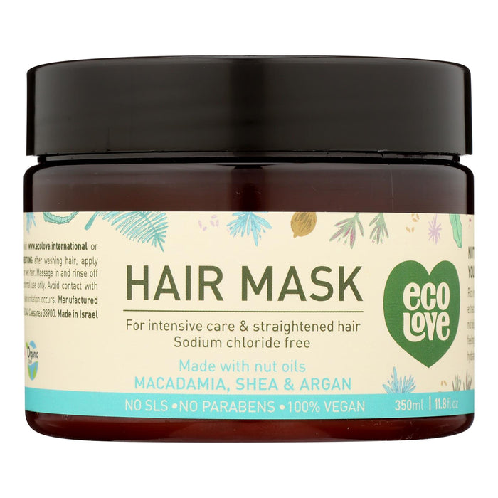 Ecolove - Mask Nut Int Cr Strt Hair - 1 Each - 11.8 Oz.