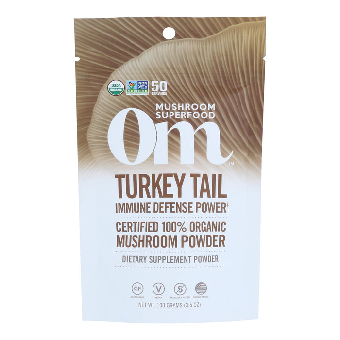 Om - Trkey Tail Organic Powder 100grm - 1 Each - 3.5 Oz.