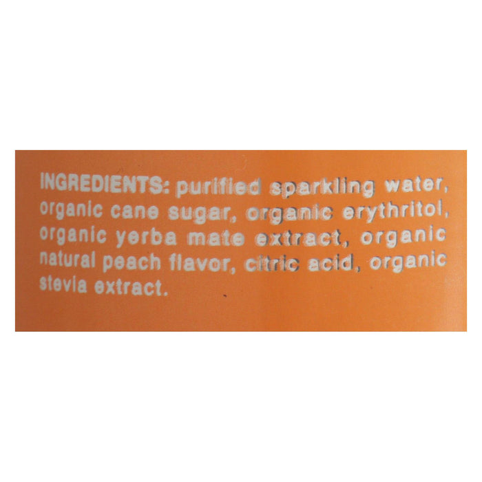 Clean Cause - Yrba Mte Peach Clean - Case Of 12 - 16 Fz.
