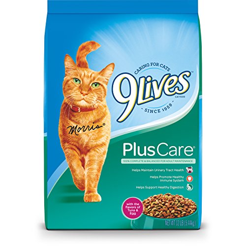 9Lives Plus Care Dry Cat Food, 12 Pound Bag