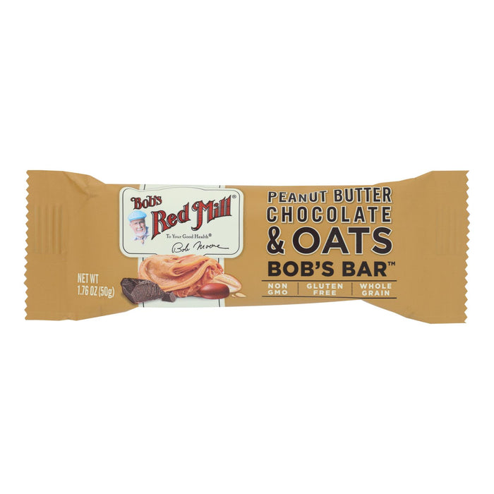 Bob's Red Mill - Bar Pnutbt Chocolate Ots - Case Of 12 - 1.76 Oz.