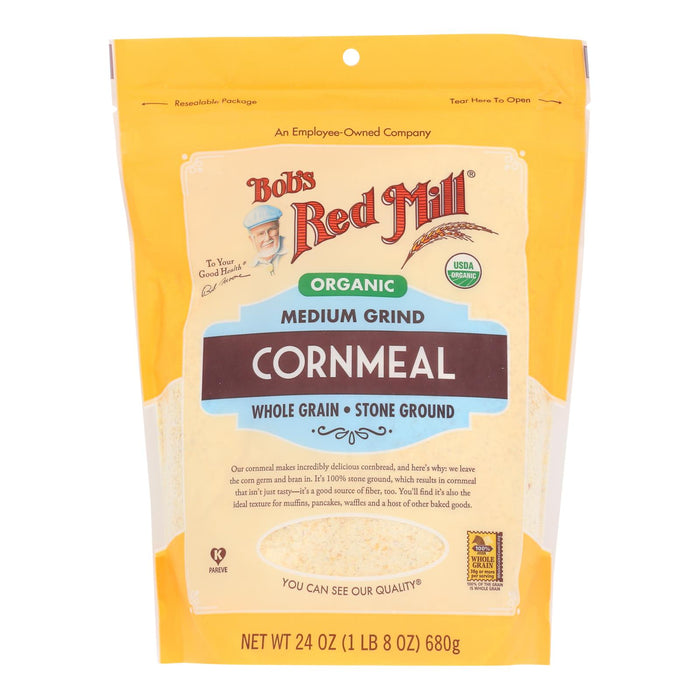 Bob's Red Mill - Cornmeal Medium - Case Of 4 - 24 Oz.