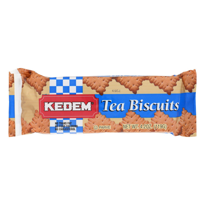 Kedem Tea Biscuits - Plain - Case Of 24 - 4.2 Oz