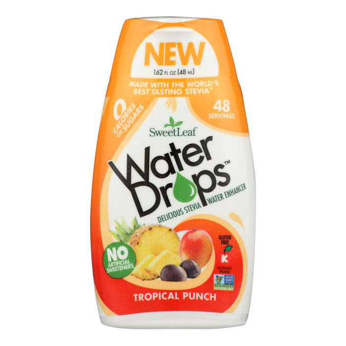 Sweet Leaf Water Drops - Tropical Punch - 1.62 Fl Oz.