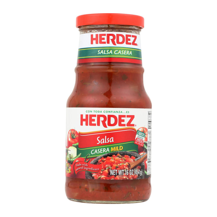 Herdez Salsa - Casera Medium - Case Of 12 - 16 Oz