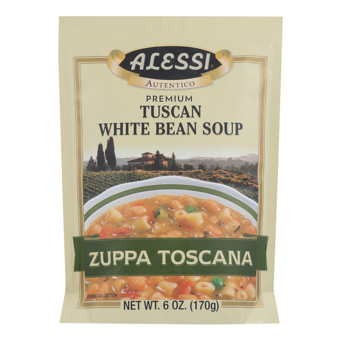 Alessi - Tuscan - White Bean Soup - Case Of 6 - 6 Oz