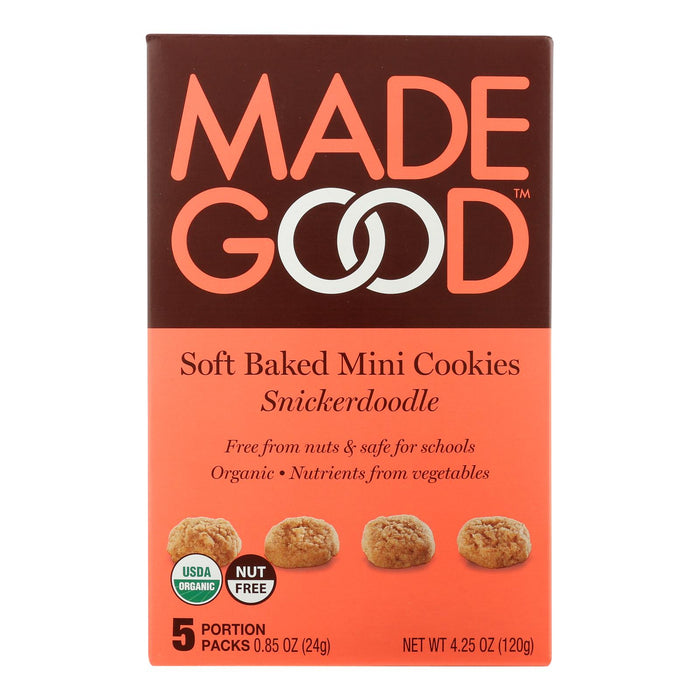 Made Good - Cookies Soft Mini Snickerdoodle - Case Of 6 - 4.25  Oz