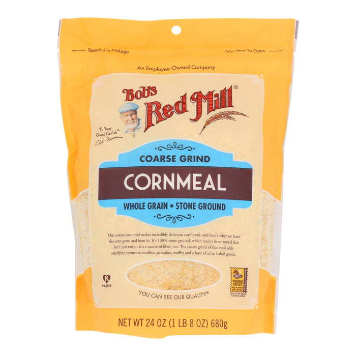 Bob's Red Mill - Cornmeal Course Grind - Case Of 4-24 Oz.