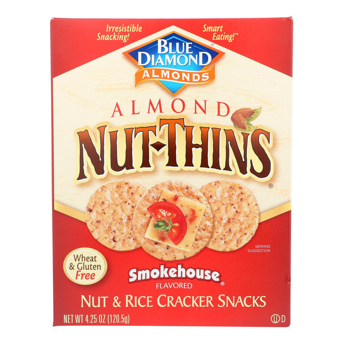 Blue Diamond - Nut Thins - Smokehouse - Case Of 12 - 4.25 Oz