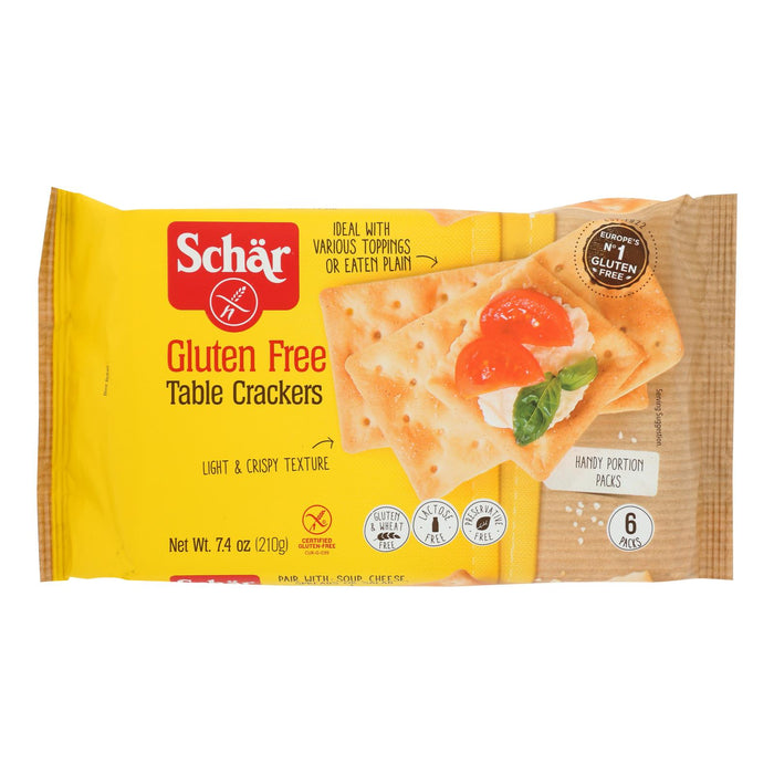 Schär Gluten Free Table Crackers - Case Of 5 - 7.4 Oz.