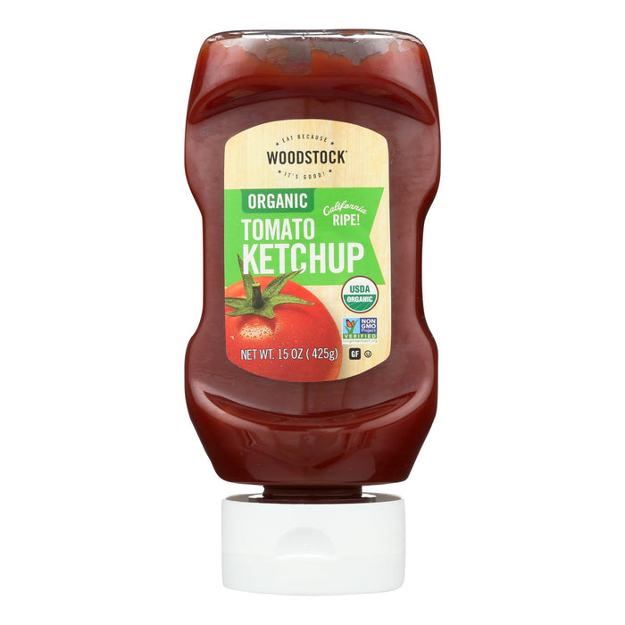 Woodstock Organic Tomato Ketchup - Case Of 16 - 15 Oz.