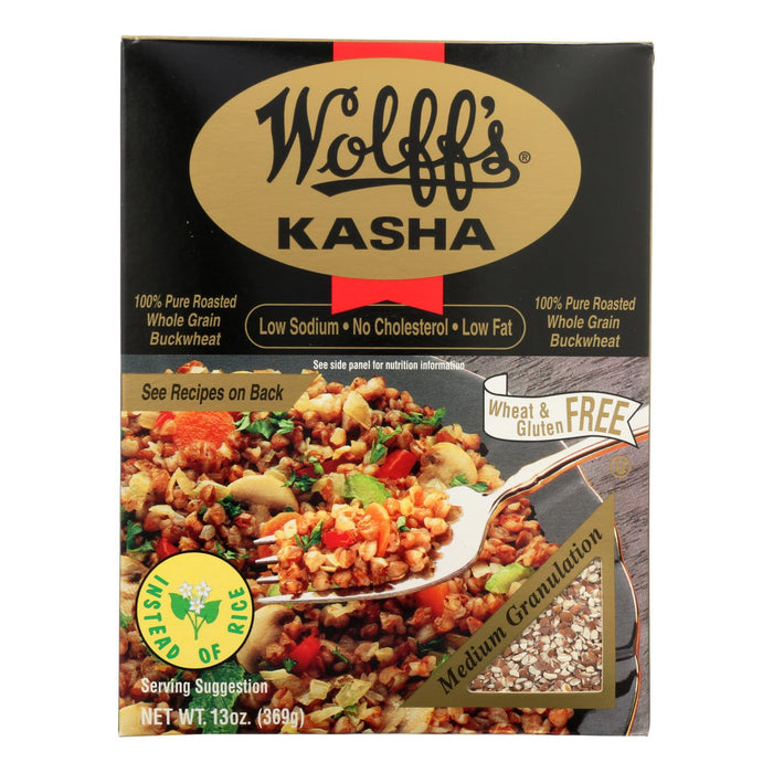 Wolff's Kasha Medium Granulation - Case Of 6 - 13 Oz