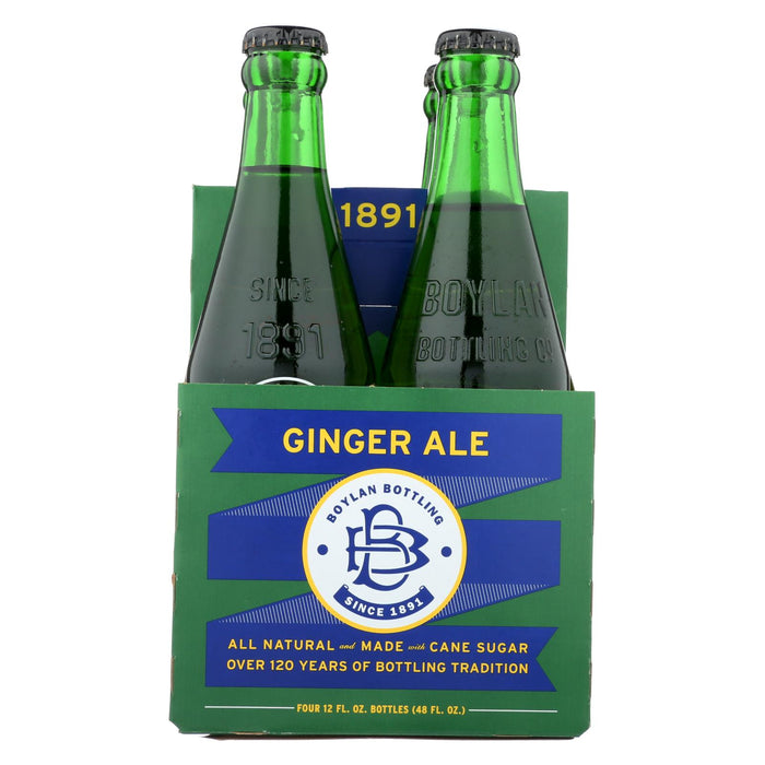 Boylan Bottling - Soda -Ginger Ale - Case Of 6 - 4/12 Fl Oz.