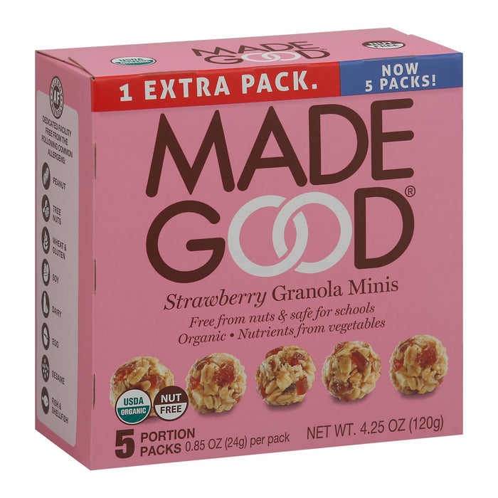 Made Good - Granola Mini Strwbrry - Case Of 6-5/85oz