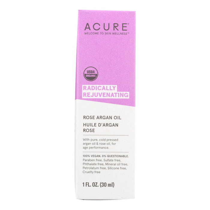 Acure - Argan Oil - Radically Rejuvenating Rose - 1 Fl Oz.