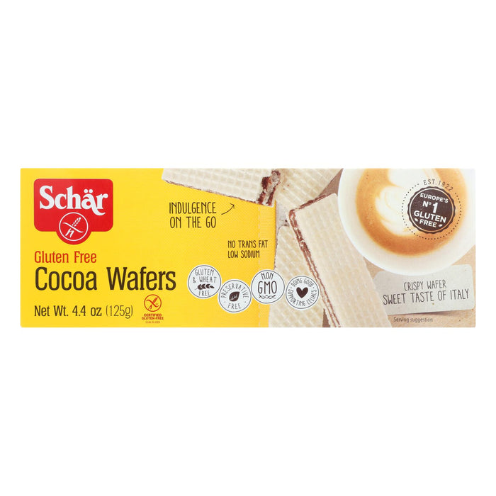 Schar Cocoa Wafers - Case Of 12 - 4.4 Oz