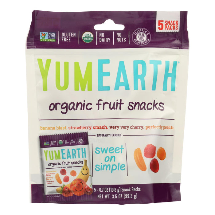 Yumearth Organics Organic - Fruit Snacks - Case Of 12 - 0.7 Oz