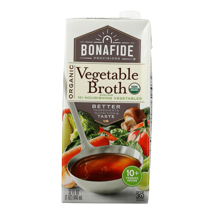 Bonafide Provisions - Broth Vegetable - Case Of 6- 32 Oz