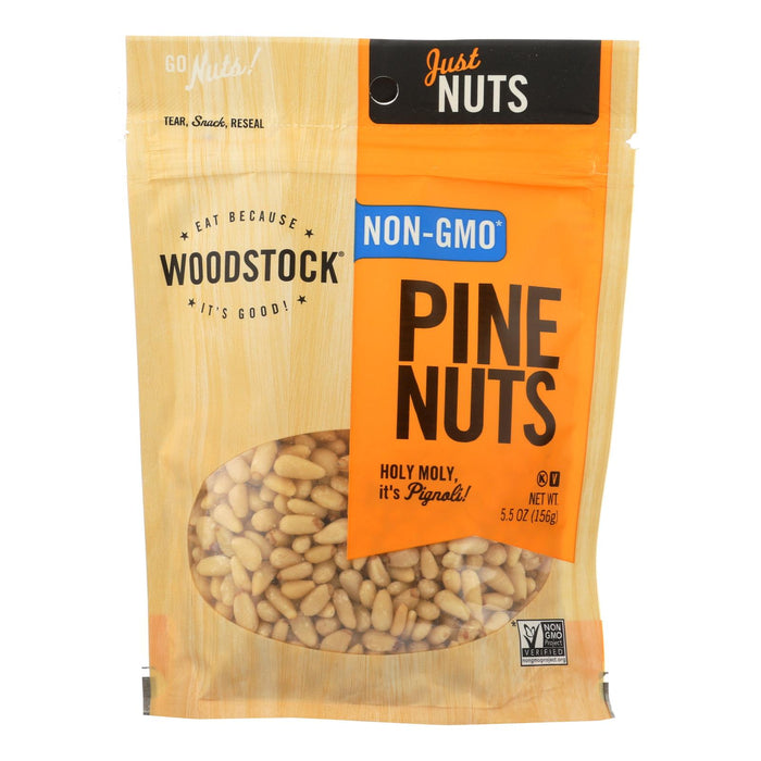 Woodstock Non-gmo Pine Nuts - Case Of 8 - 5.5 Oz.