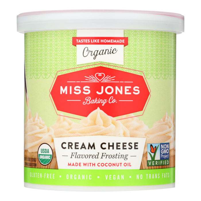 Miss Jones Baking Co Organic Cream Cheese - Case Of 6 - 11.29 Oz.