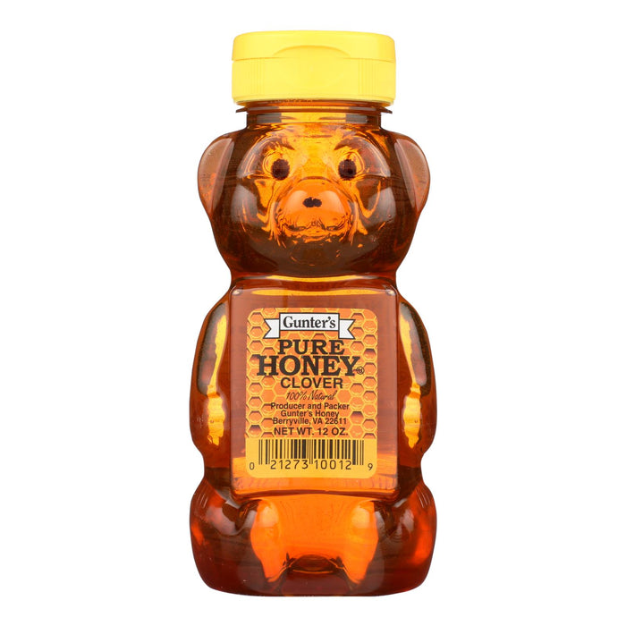 Gunter Pure Clover Honey - Case Of 12 - 12 Oz