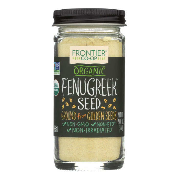 Frontier Herb Fenugreek Seed -Organic - Ground - 2.24 Oz