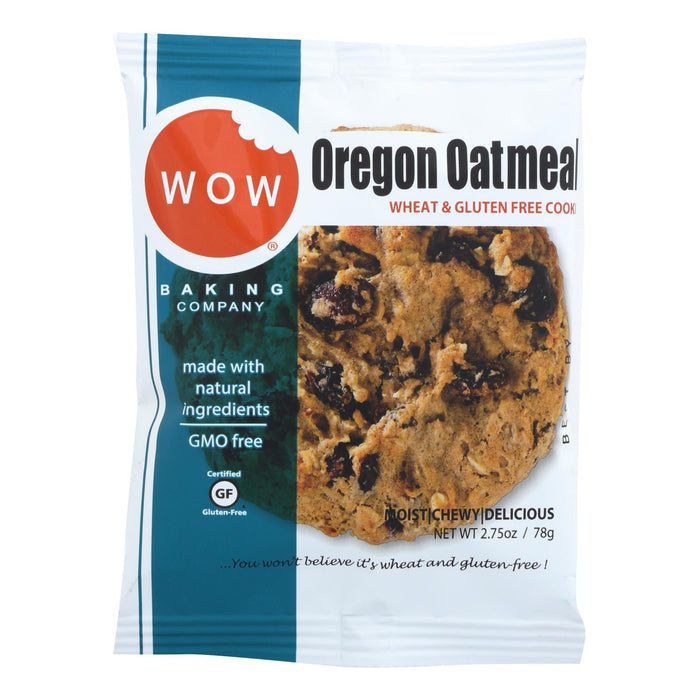 Wow Baking Cookie -Oregon Oatmeal - Case Of 12 - 2.75 Oz.