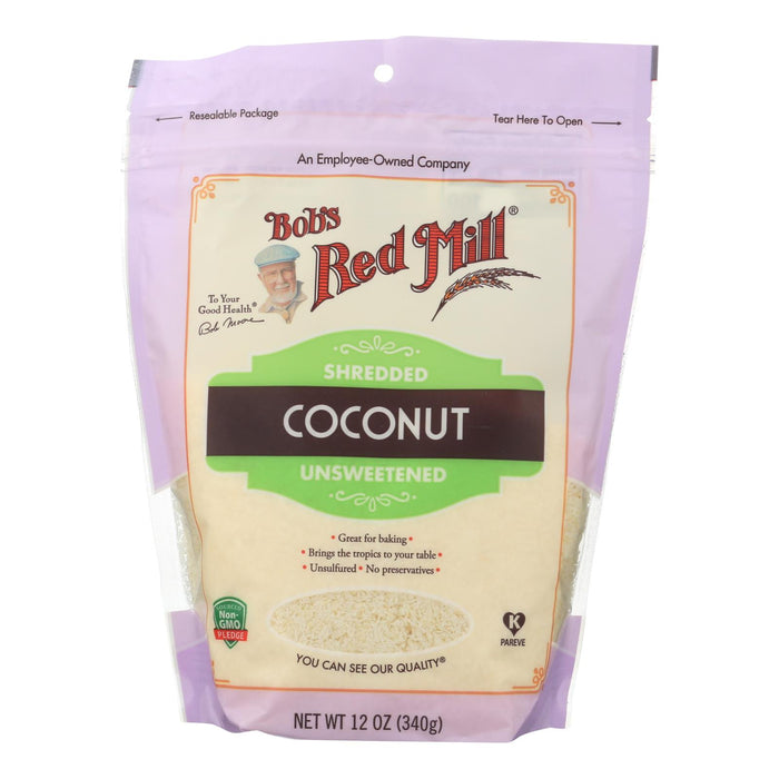 Bob's Red Mill - Coconut Shredded - Case Of 4-12 Oz.