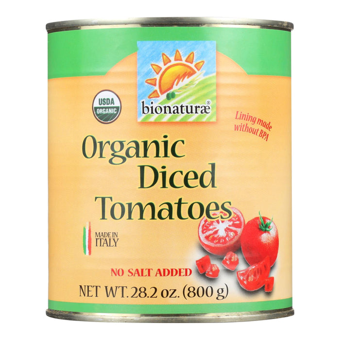 Bionaturae Tomatoes - Organic - Diced - 28.2 Oz - Case Of 12.