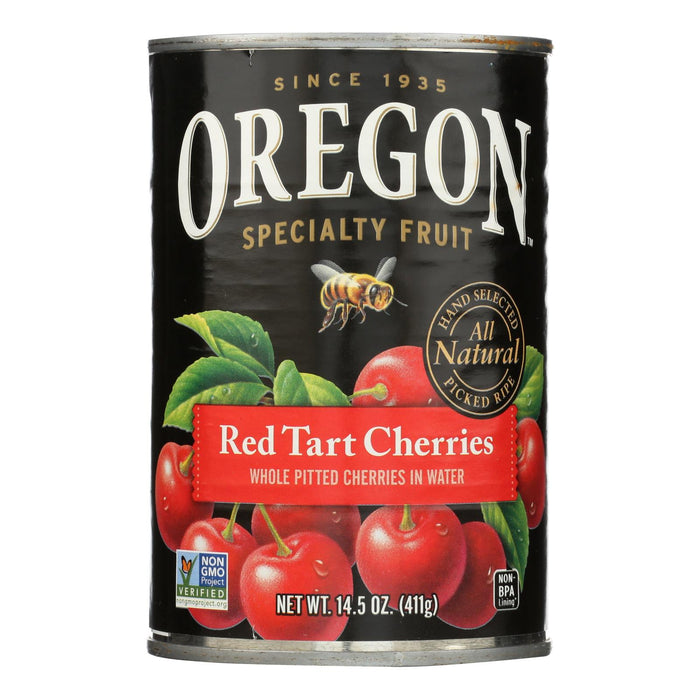 Oregon Fruit Red Tart Cherries In Water -Case Of 8 - 14.5 Oz.