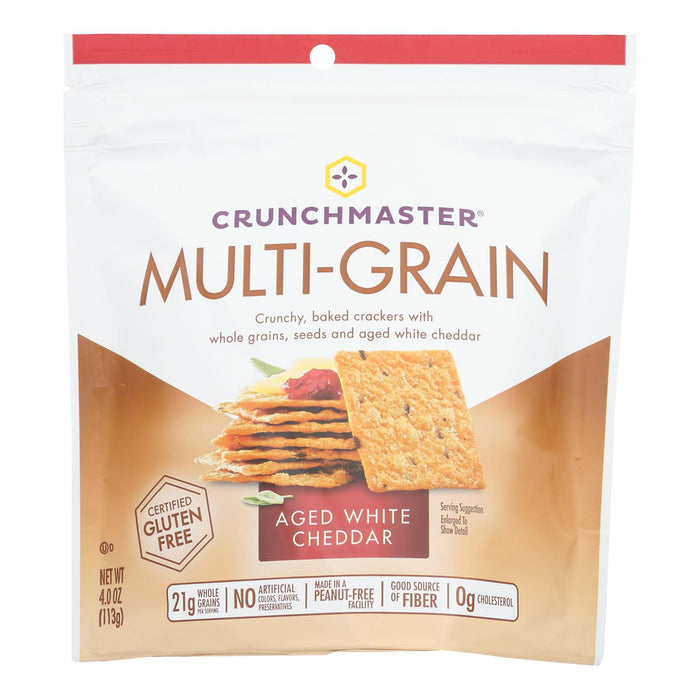 Crunchmaster - Multigrn Cracker White Chddr - Case Of 12 - 4 Oz.