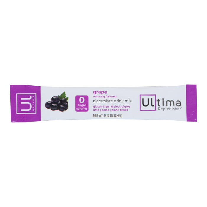 Ultima Replenisher - Electrolyte Powder Grape - Case Of 20-0.12  Oz