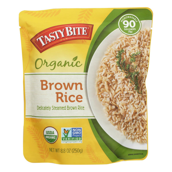 Tasty Bite - Rice Brown - Case Of 12 - 8.8 Oz.