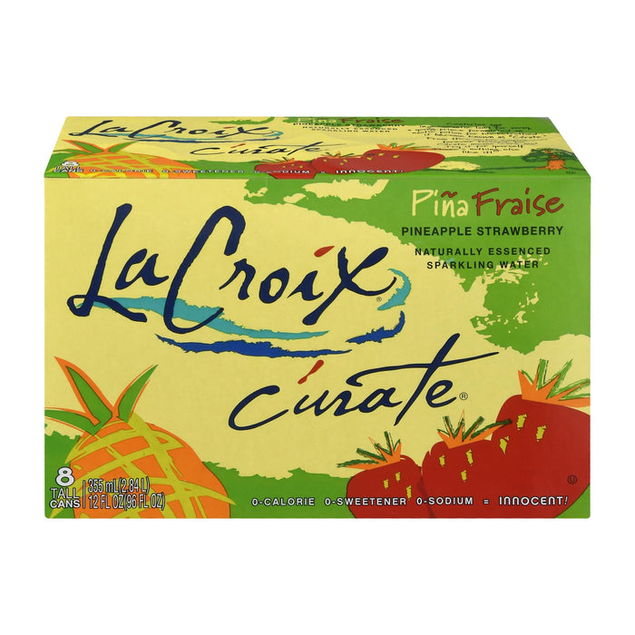 Lacroix Sparkling Water - Pina Fraise - Case Of 3 - 12 Fl Oz