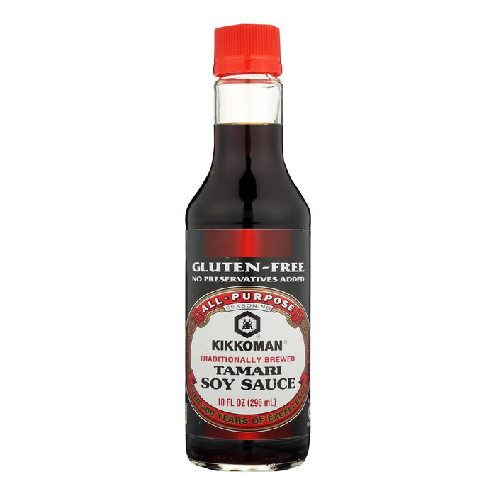 Kikkoman Tamari Soy Sauce - Naturally Brewed - Case Of 6 - 10 Fl Oz.