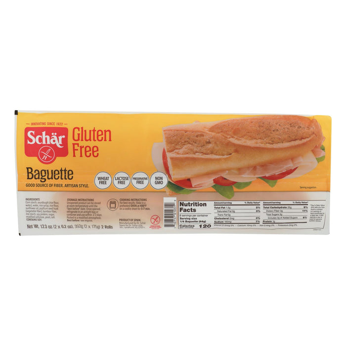 Schar Baguettes Gluten Free - Case Of 6 - 12.3 Oz