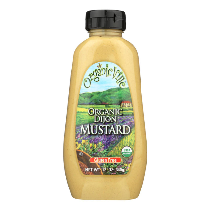 Organic Ville Stone Ground Organic - Mustard - Case Of 12 - 12 Oz