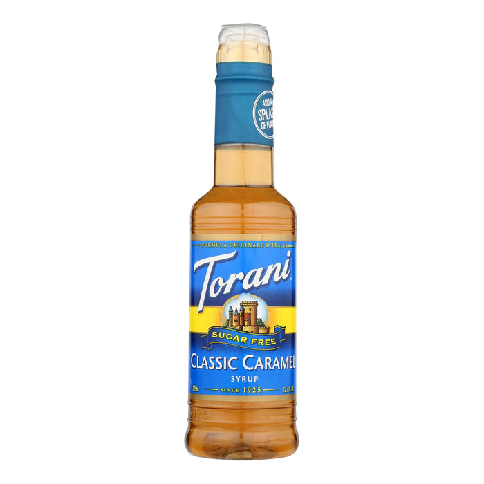 Torani - Coffee Syrup - Sugar Free Caramel - Case Of 4 - 12.7 Fl Oz