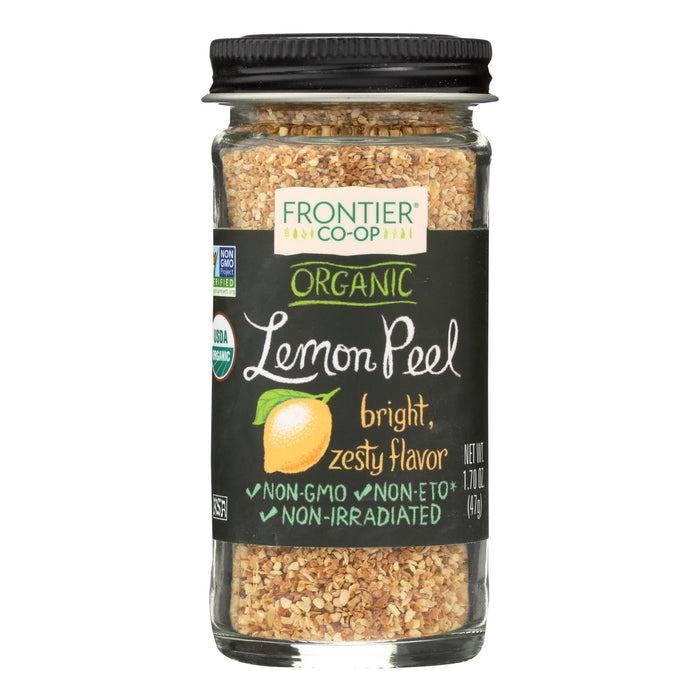 Frontier Herb Lemon Peel -Organic - Granules - 2.10 Oz