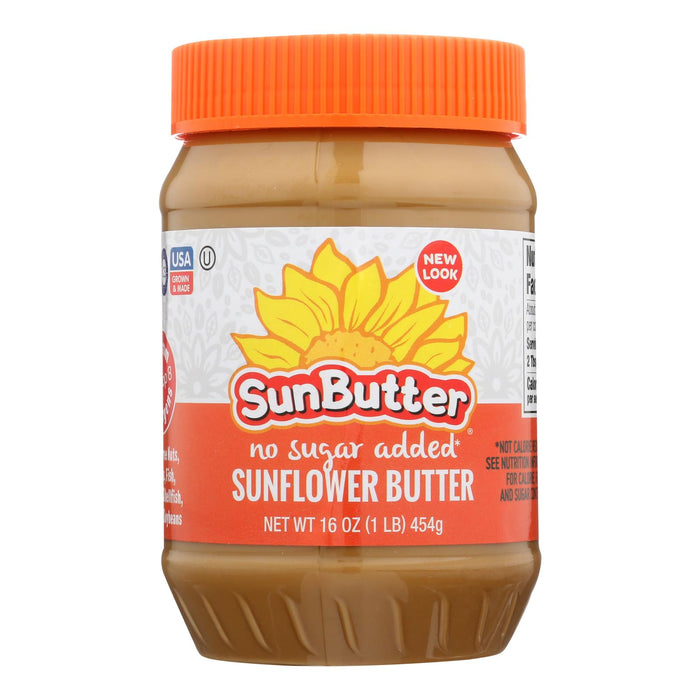 Sunbutter Sunflower Butter - No Sugar Added - Case Of 6 - 16 Oz