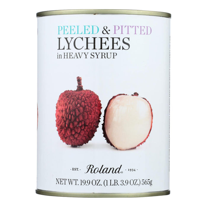 Roland Whole Lychees -In Heavy Syrup - Case Of 24 - 20 Oz.